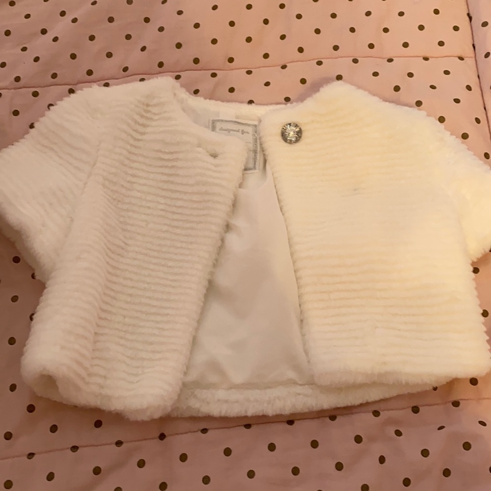 Furry Gymboree coverlet